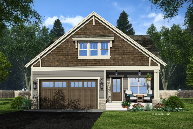 Home Plan - Exterior - Front Elevation 3 for Bungalow House Plan #51-1337 - 4 bed, 3 bath