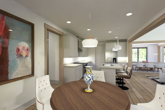 Interior - Kitchen 2 for Modern House Plan #1069-45 - 3 bed, 2.5 bath