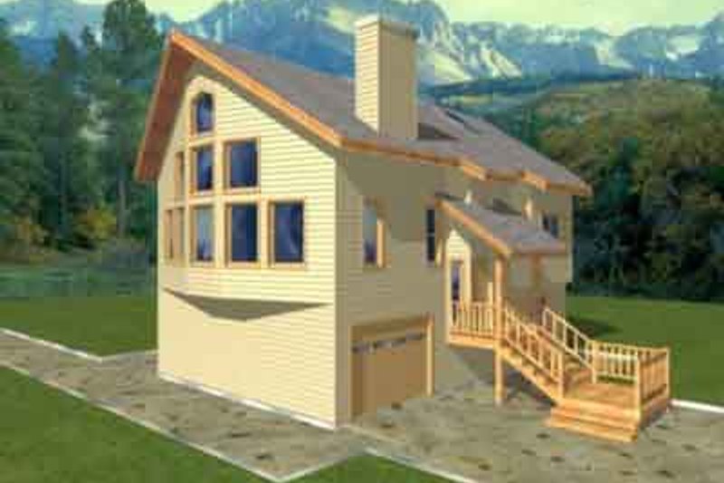 Home Plan - Modern Exterior - Front Elevation Plan #117-200