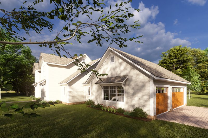 Dream House Plan - Exterior - Other Elevation 1 for Farmhouse House Plan #513-2223 - 4 bed, 3.5 bath