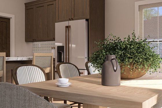 Interior - Dining Room 1 for Cottage House Plan #455-410 - 3 bed, 2 bath