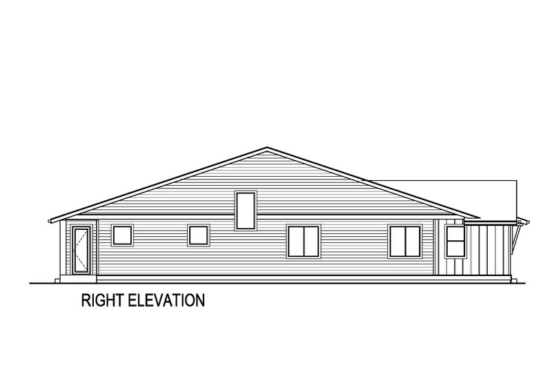 House Blueprint - Exterior - Other Elevation 1 for Farmhouse House Plan #569-47 - 3 bed, 3 bath