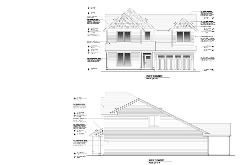Dream House Plan - Exterior - Other Elevation for Craftsman House Plan #53-701 - 6 bed, 2.5 bath