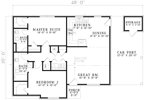 Home Plan - Traditional Floor Plan - Main Floor Plan #17-2178