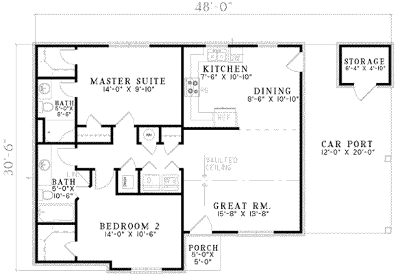 House Plan Design - Traditional Floor Plan - Main Floor Plan #17-2178