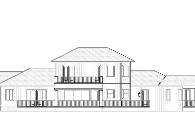 House Blueprint - Exterior - Other Elevation for Farmhouse House Plan #938-129 - 5 bed, 4.5 bath