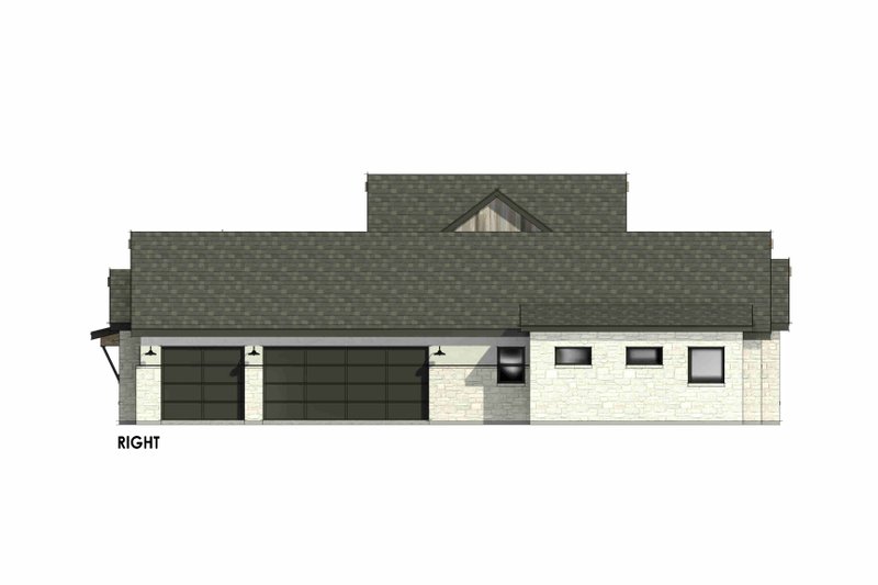 House Design - Exterior - Other Elevation 1 for Farmhouse House Plan #1096-32 - 4 bed, 4.5 bath