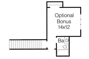 Floor Plan - Other Floor for European House Plan #15-286 - 3 bed, 3 bath