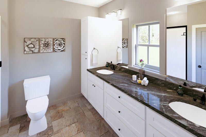 Architectural House Design - Interior - Bathroom for Farmhouse House Plan #44-293 - 3 bed, 2.5 bath