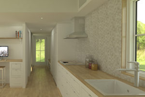 Interior - Other for Modern House Plan #914-1 - 1 bed, 1 bath