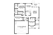 Craftsman Style House Plan - 3 Beds 2 Baths 1284 Sq/Ft Plan #112-234 