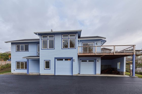 Exterior - Front Elevation for Craftsman House Plan #890-12 - 2 bed, 2.5 bath