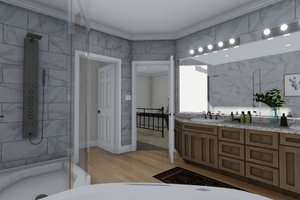 Interior - Master Bathroom 3 for Barndominium House Plan #1060-83 - 3 bed, 3 bath