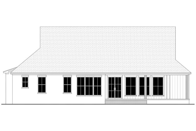 Dream House Plan - Exterior - Rear Elevation 1 for Farmhouse House Plan #430-336 - 3 bed, 2.5 bath