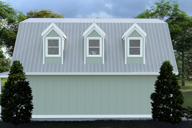 House Design - Exterior - Other Elevation 2 for Country House Plan #1060-228, 0 bath