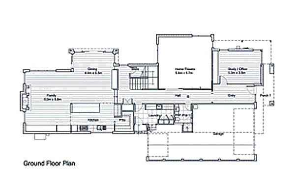 Modern Floor Plan - Main Floor Plan #496-16