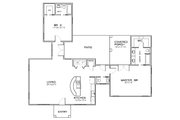 Southern Style House Plan - 2 Beds 2.5 Baths 1515 Sq/Ft Plan #8-317 Floor 