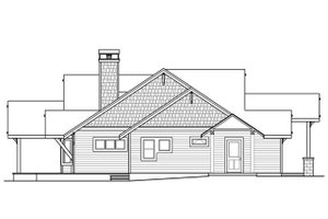 Exterior - Other Elevation for Craftsman House Plan #124-982 - 3 bed, 2 bath