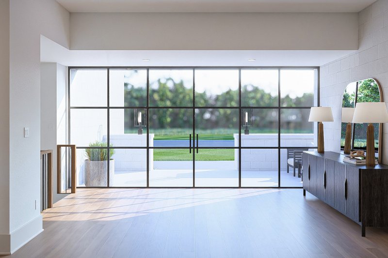 Architectural House Design - Interior - Entry for Contemporary House Plan #455-798 - 3 bed, 2.5 bath
