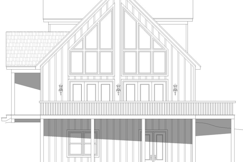 Home Plan - Exterior - Other Elevation 1 for Traditional House Plan #932-446 - 3 bed, 2 bath