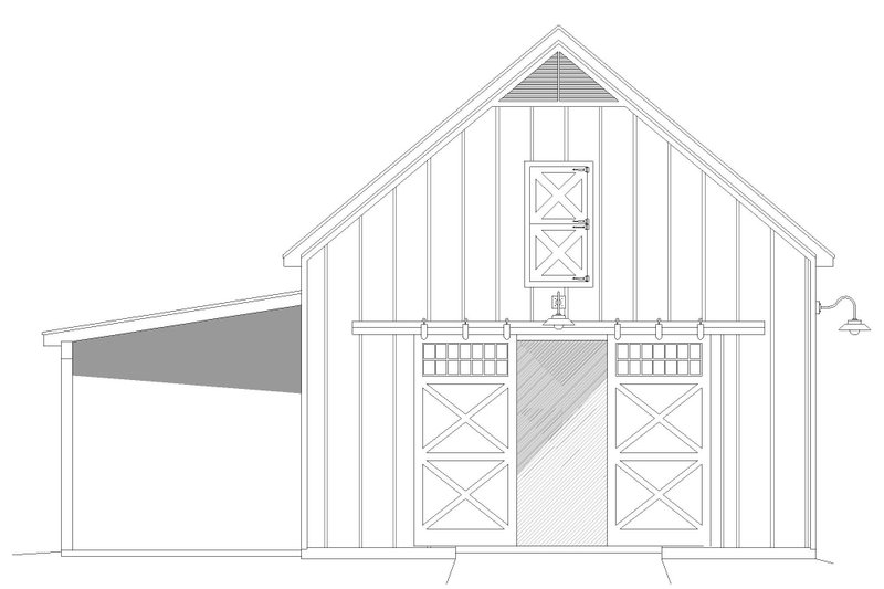 Architectural House Design - Exterior - Other Elevation for Ranch House Plan #932-494, 0 bath