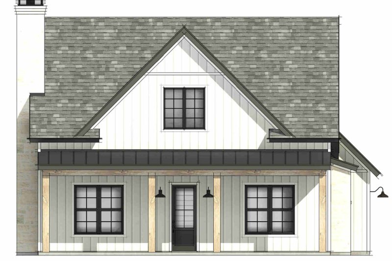 Home Plan - Exterior - Front Elevation 5 for Farmhouse House Plan #1096-183 - 3 bed, 2.5 bath