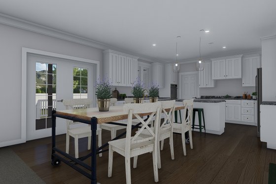 Interior - Dining Room for Traditional House Plan #1060-8 - 5 bed, 4 bath