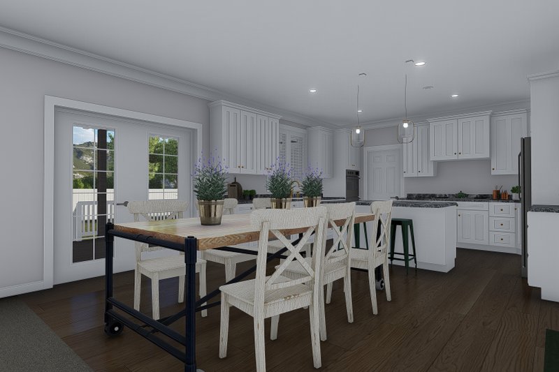 Dream House Plan - Interior - Dining Room for Traditional House Plan #1060-8 - 5 bed, 4 bath