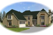 European Style House Plan - 3 Beds 2.5 Baths 3031 Sq/Ft Plan #81-13889 