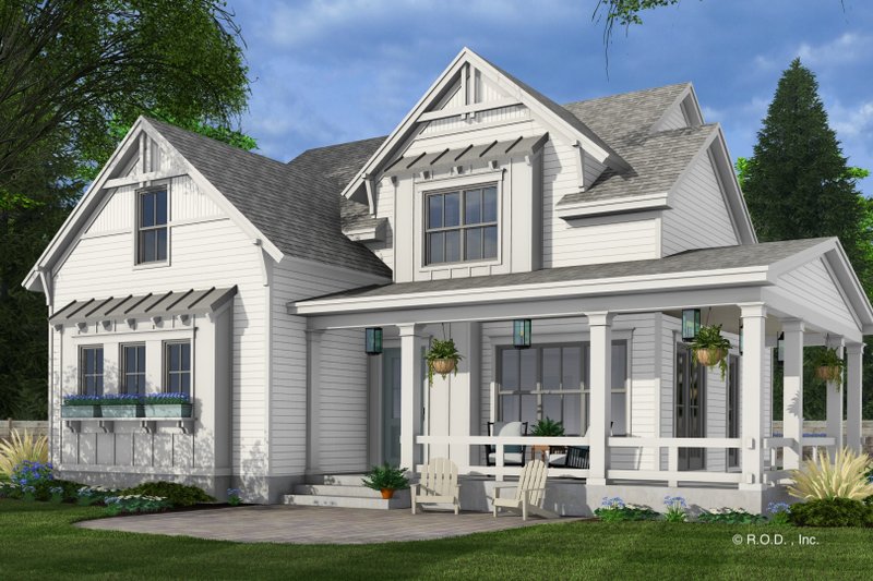 Home Plan - Exterior - Rear Elevation for Farmhouse House Plan #51-1271 - 4 bed, 3.5 bath