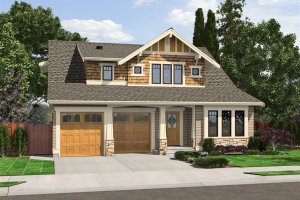 Craftsman Exterior - Front Elevation Plan #132-209