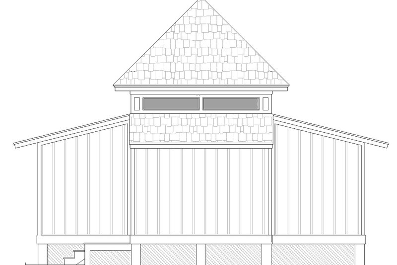 Architectural House Design - Exterior - Other Elevation 1 for Modern House Plan #45-632 - 2 bed, 1 bath