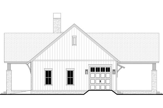 Exterior - Other Elevation 1 for Farmhouse House Plan #430-357 - 3 bed, 2.5 bath