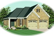 European Style House Plan - 3 Beds 2 Baths 1791 Sq/Ft Plan #81-13844 