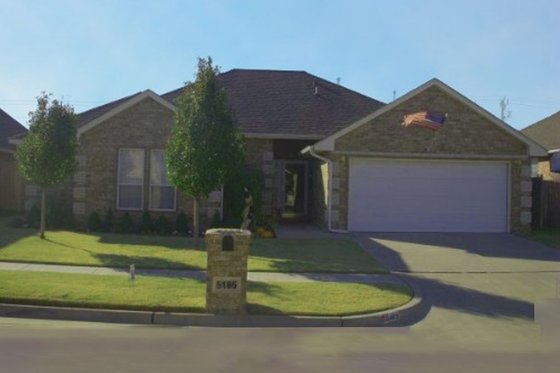 Exterior - Front Elevation for Traditional House Plan #65-116 - 3 bed, 2 bath