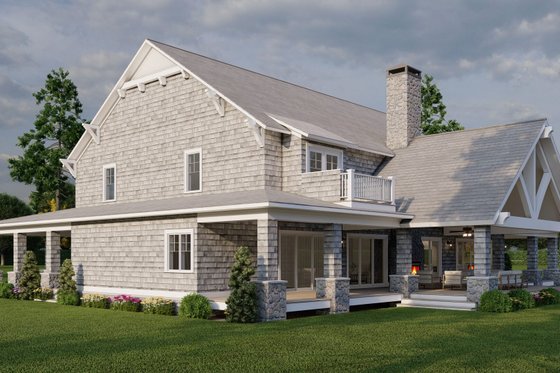 Exterior - Other Elevation 2 for Craftsman House Plan #923-396 - 6 bed, 5 bath