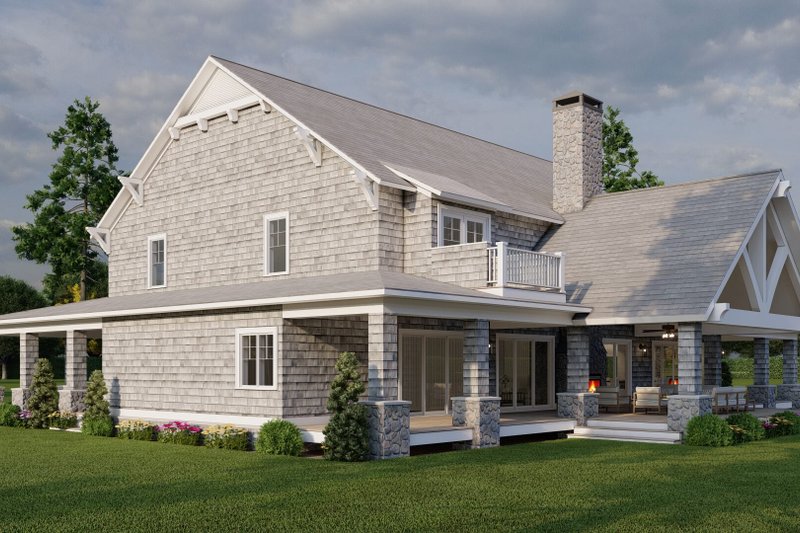 Home Plan - Exterior - Other Elevation 2 for Craftsman House Plan #923-396 - 6 bed, 5 bath