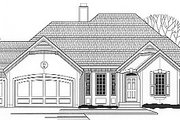 European Style House Plan - 3 Beds 4 Baths 3345 Sq/Ft Plan #67-254 