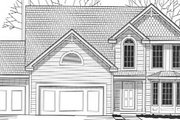 Traditional Style House Plan - 4 Beds 2.5 Baths 1935 Sq/Ft Plan #67-479 