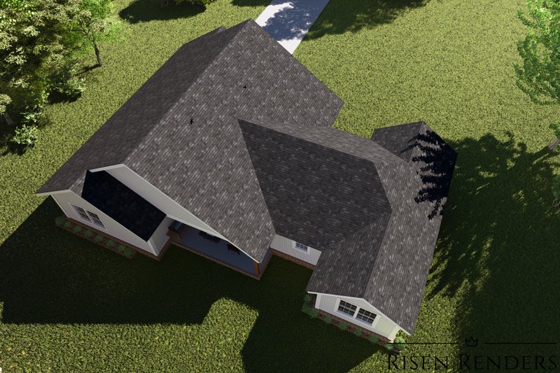 Dream House Plan - Exterior - Other Elevation 4 for Traditional House Plan #513-17 - 3 bed, 2 bath