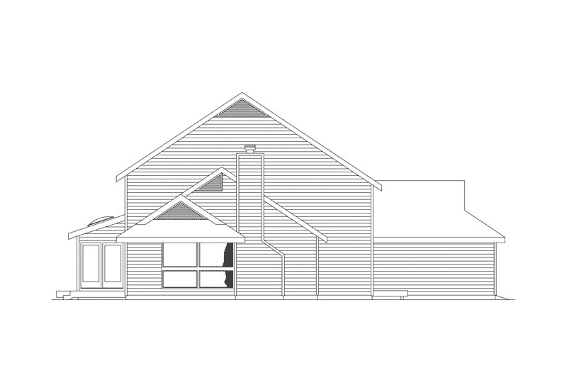 Dream House Plan - Exterior - Other Elevation for Modern House Plan #57-672 - 3 bed, 2.5 bath