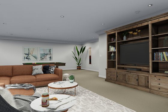 Interior - Other 1 for Ranch House Plan #1060-30 - 5 bed, 3.5 bath