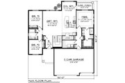 Ranch Style House Plan - 3 Beds 2 Baths 1796 Sq/Ft Plan #70-1243 