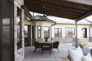 Exterior - Covered Porch for Farmhouse House Plan #1042-22 - 5 bed, 5 bath