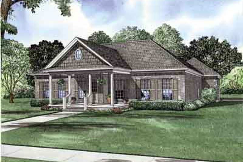 Home Plan - Southern Exterior - Front Elevation Plan #17-2156