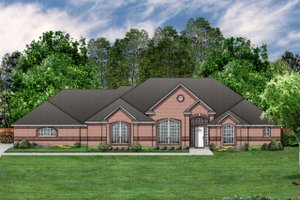 Dream House Plan - Traditional Exterior - Front Elevation Plan #84-378
