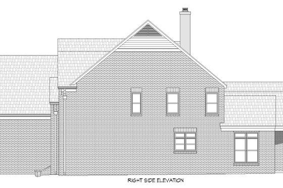 Exterior - Other Elevation 1 for Southern House Plan #932-843 - 5 bed, 4.5 bath