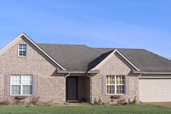 Exterior - Front Elevation for European House Plan #81-13807 - 3 bed, 2 bath
