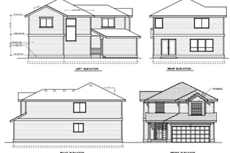 Traditional Style House Plan - 3 Beds 2.5 Baths 1780 Sq/Ft Plan #100 ...