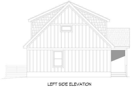 Exterior - Other Elevation for Country House Plan #932-1131 - 2 bed, 2.5 bath